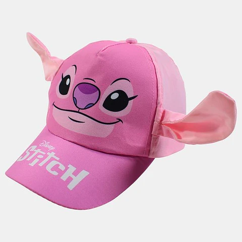 Boné Stitch 3D Menina tamanho ajustável para crianças entre 3-6 anos