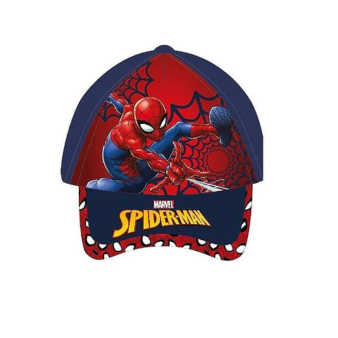 Boné Homem Aranha tamanho ajustável para crianças entre 3-6 anos