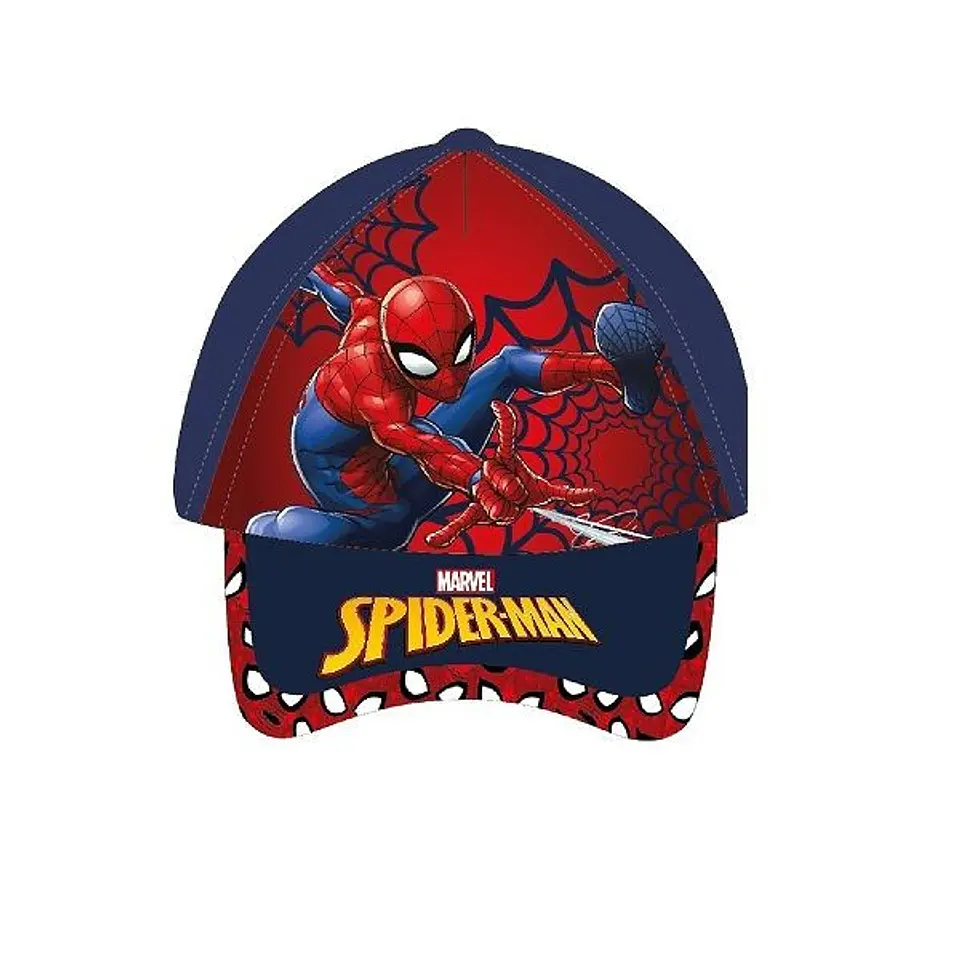 Boné Homem Aranha tamanho ajustável para crianças entre 3-6 anos 1