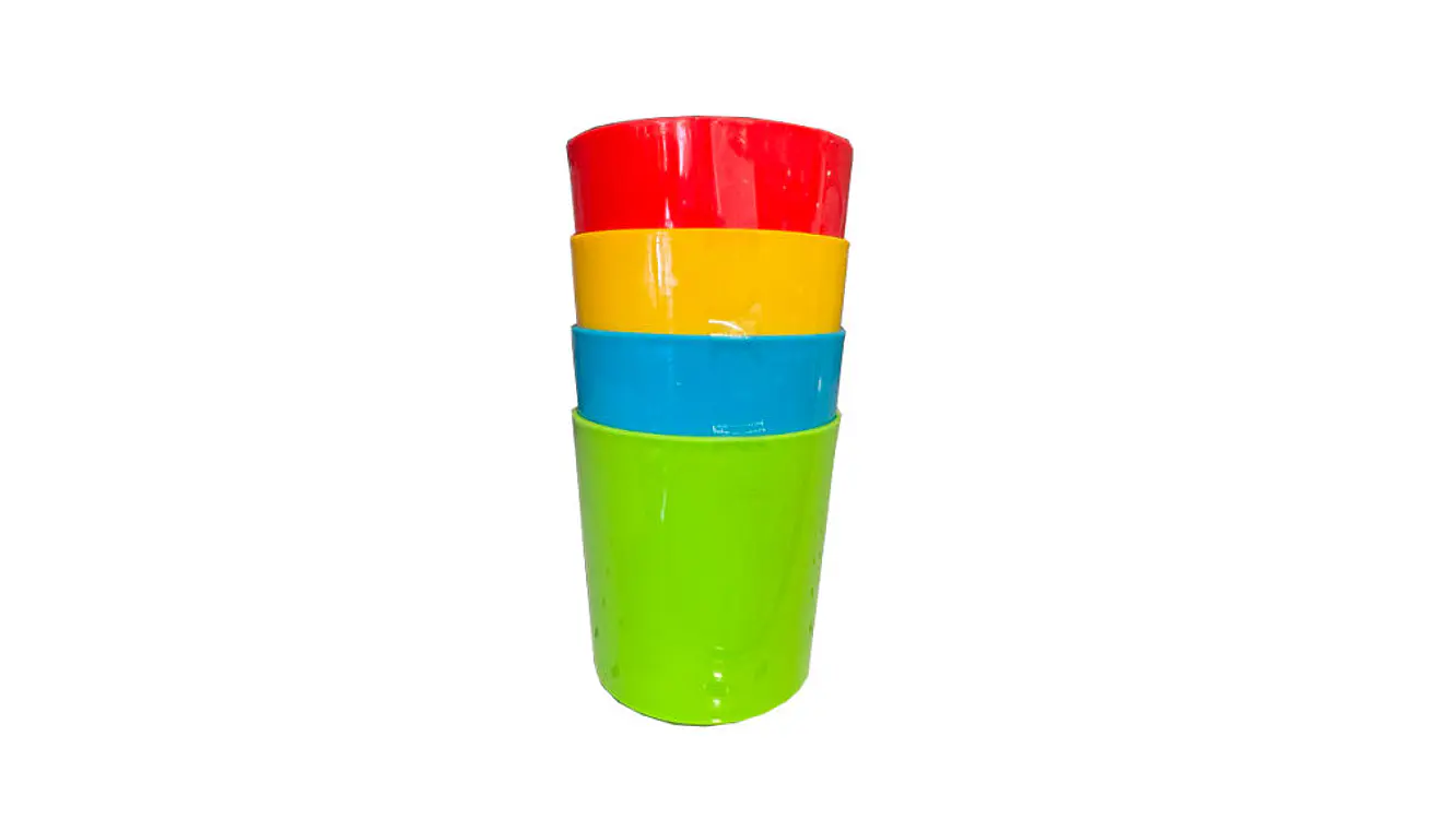 Copo plástico 4pcs 280ml reutilizável 1