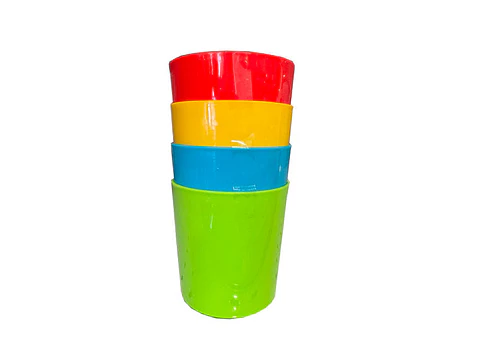 Copo plástico 4pcs 280ml reutilizável