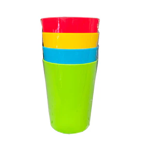 Copo plástico 4pcs 500ml reutilizável