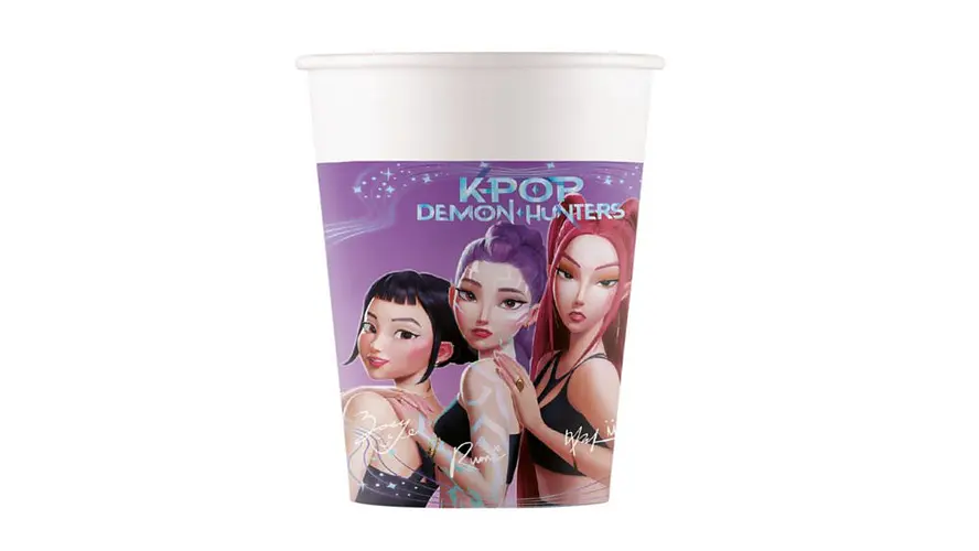 Festa K-Pop Copo de Papel 8pcs 200ml 1