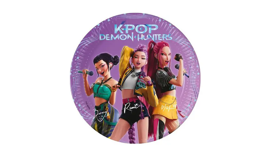 Festa K-Pop Prato de Papel 8pcs 19.5cm 1
