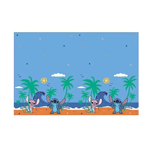 Festa Stitch Toalha de Mesa 120X180cm Plástica