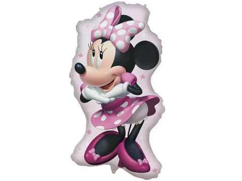 Festa Minnie Balão 3D 53X89cm +3A