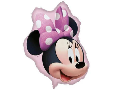 Festa Minnie Balão 3D 70X77.5cm +3A