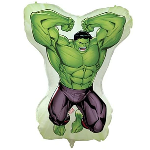 Festa Avengers Balão Hulk 3D 80X96cm +3A