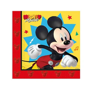 Festa Mickey guardanapos de papel 20pcs 33X33cm