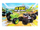 Puzzle Hot Wheels 50pcs Monster Trucks Crazy Race +3A - Thumbnail 2