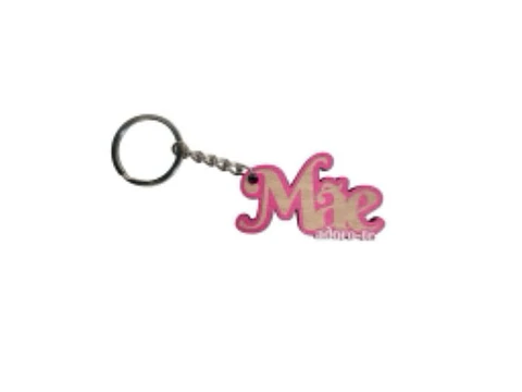 Porta Chave Madeira para a Mãe  6x3.5cm