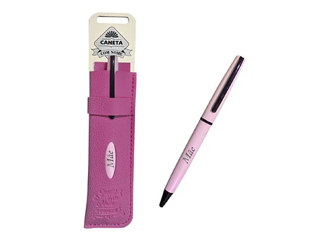 Caneta para a Mãe com bolsa escreve a cor preta