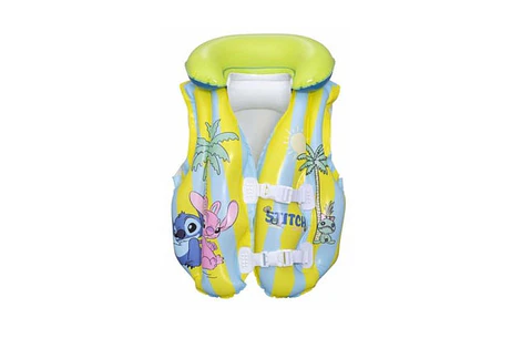 Colete Insufrável Stitch 51x46cm para 3 - 6 anos com peso 19 - 30 KG Ref.9104R