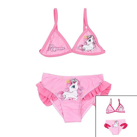 Bikini Unicornio Menina 3-8 anos 
