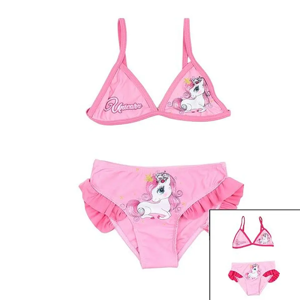 Bikini Unicornio Menina 3-8 anos  1