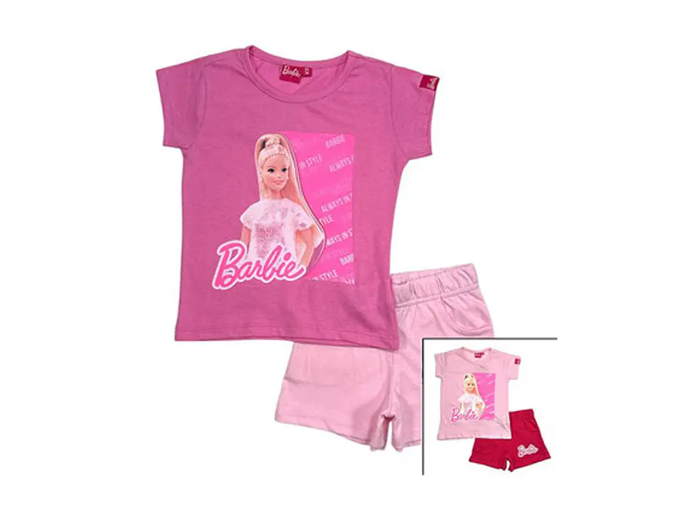 Pijama verao Barbie 4-8anos 1
