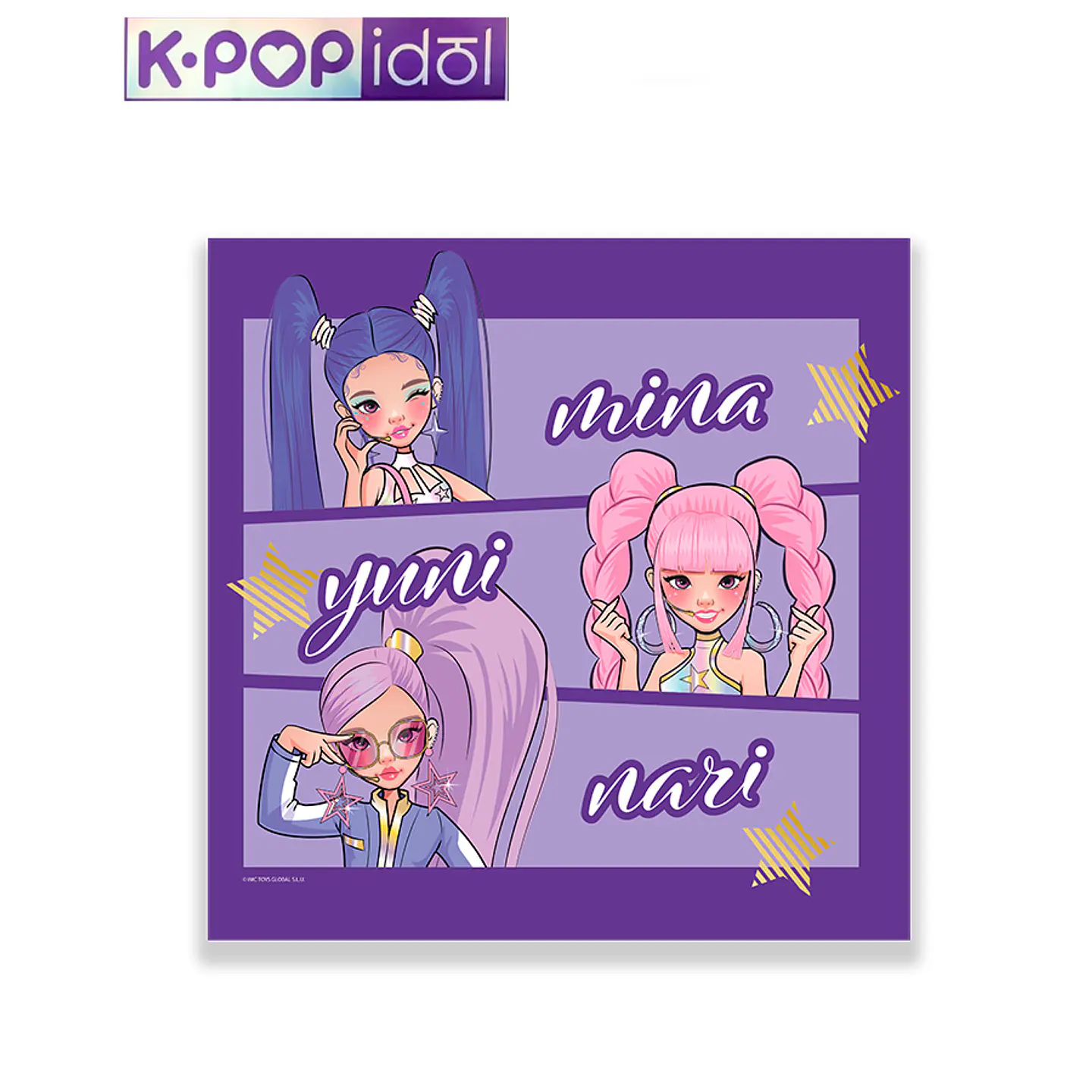 Festa K-POP IDOL Guardanapos de papel 33x33cm 20pcs 1