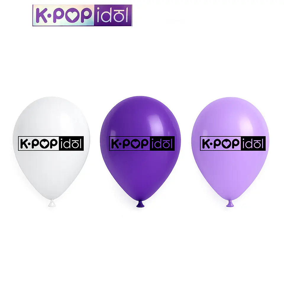 Festa K-POP IDOL Balões de Latex 8pcs 1