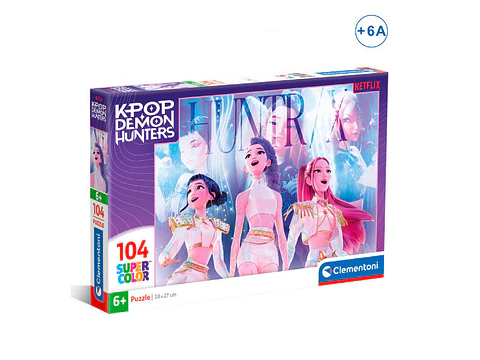 K-POP Puzzle 104pcs Demon Hunters 38x27cm +6A