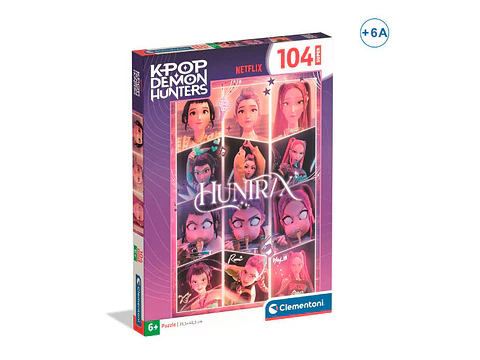 K-POP Puzzle 104pcs Demon Hunters 33.5x48.5cm +6A