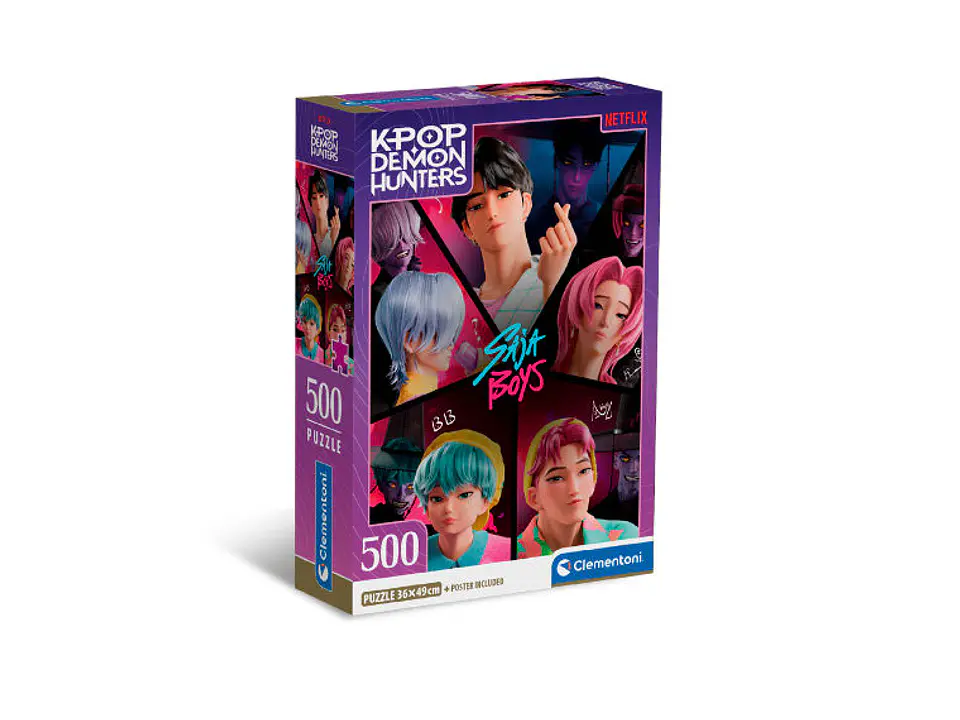 K-POP Puzzle 500pcs Demon Hunters 36x49cm 1