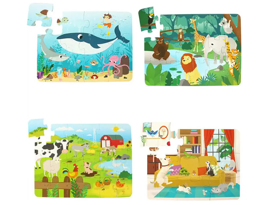 Puzzles Evolutivos – Os Animais 4em1 +3A 2