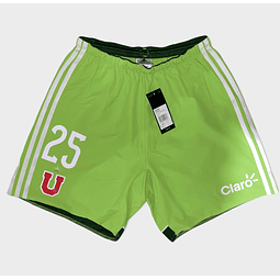 Short U de Chile verde Arquero 2013/2014 Nuevo y original 