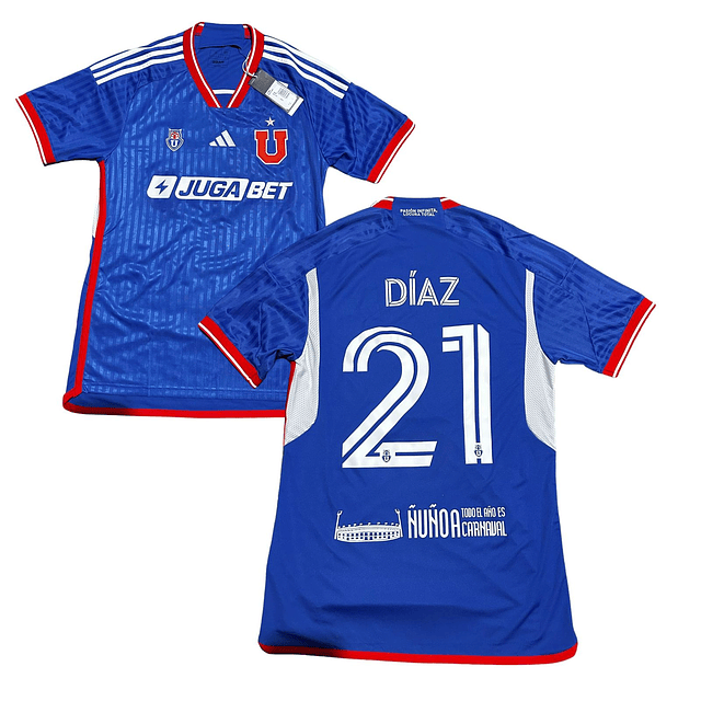 ﻿U de Chile 23/24 Diaz #21 o estampado a eleccion, original y nueva