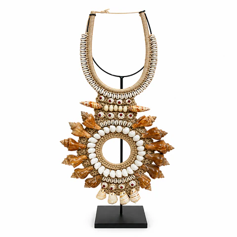 Collar decorativo de colección c/ pedestal 