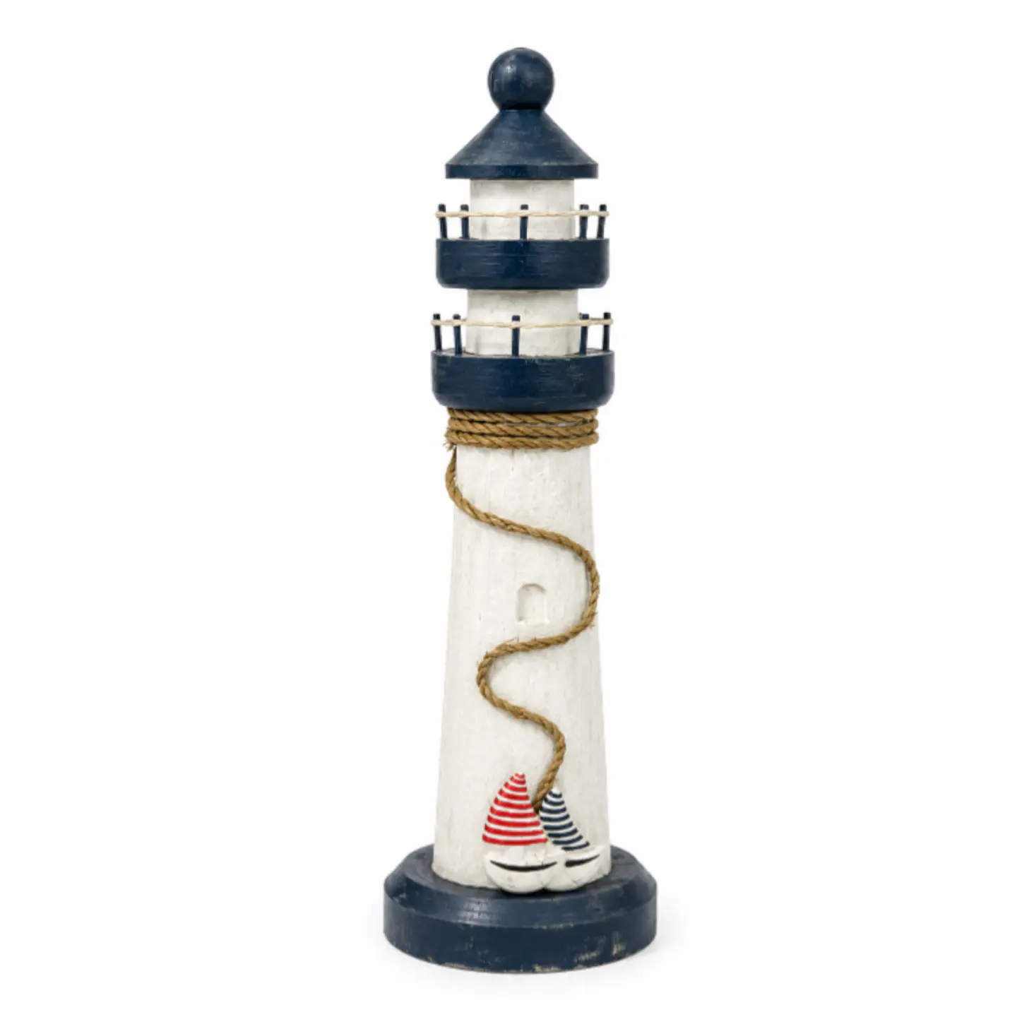 Faro decorativo de madera 1