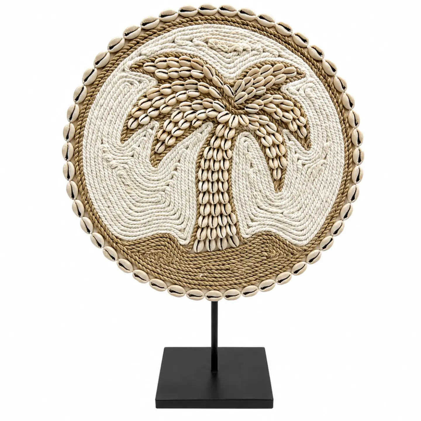 Collar decorativo palmera white 1