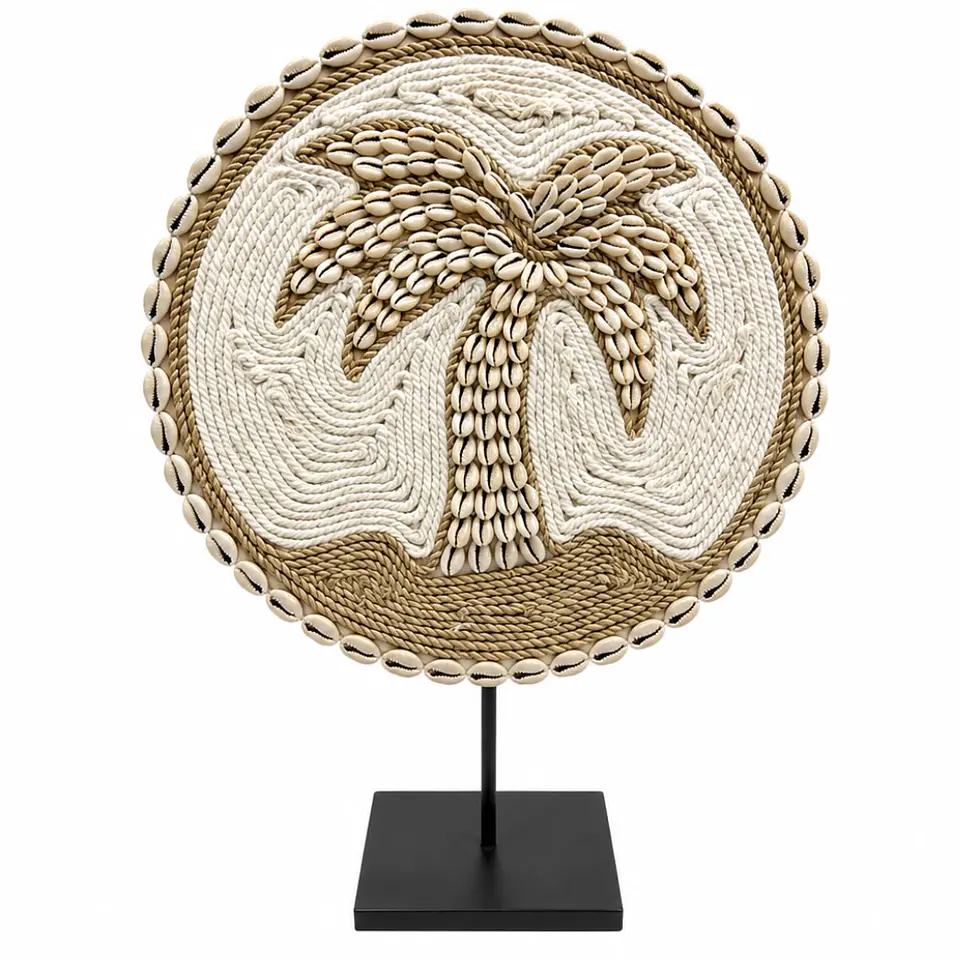 Collar decorativo palmera white 1