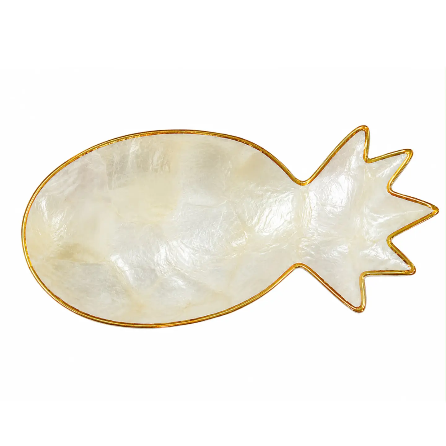 Platillo decorativo piña nácar natural 1
