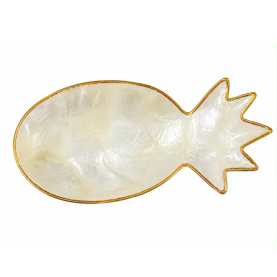 Platillo decorativo piña nácar natural 1
