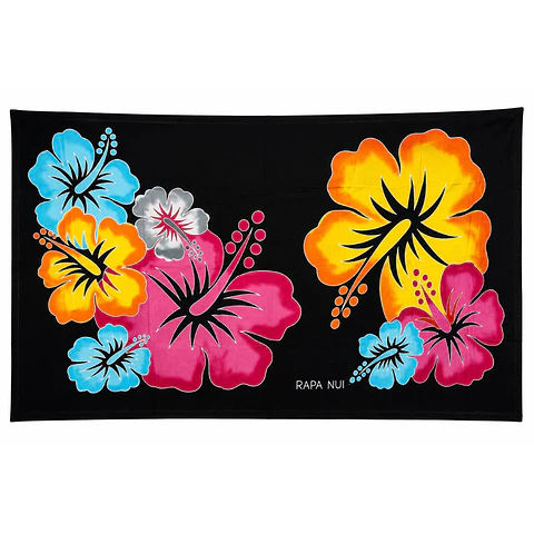 Pareo Tropical Pintado a Mano Frangipani