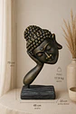 Testa Buda contemplativo AURA - formato escultórico  - Miniatura 2