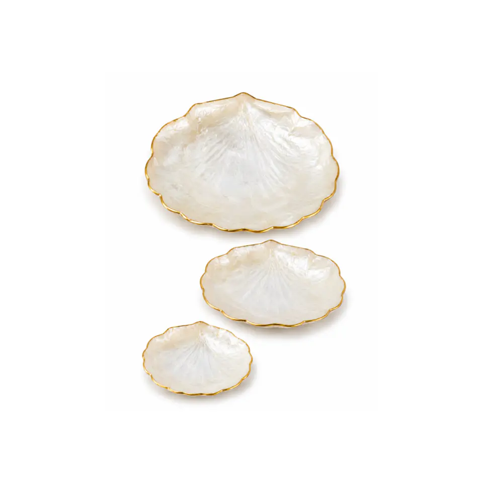 Set platillos nácar Ostras 2