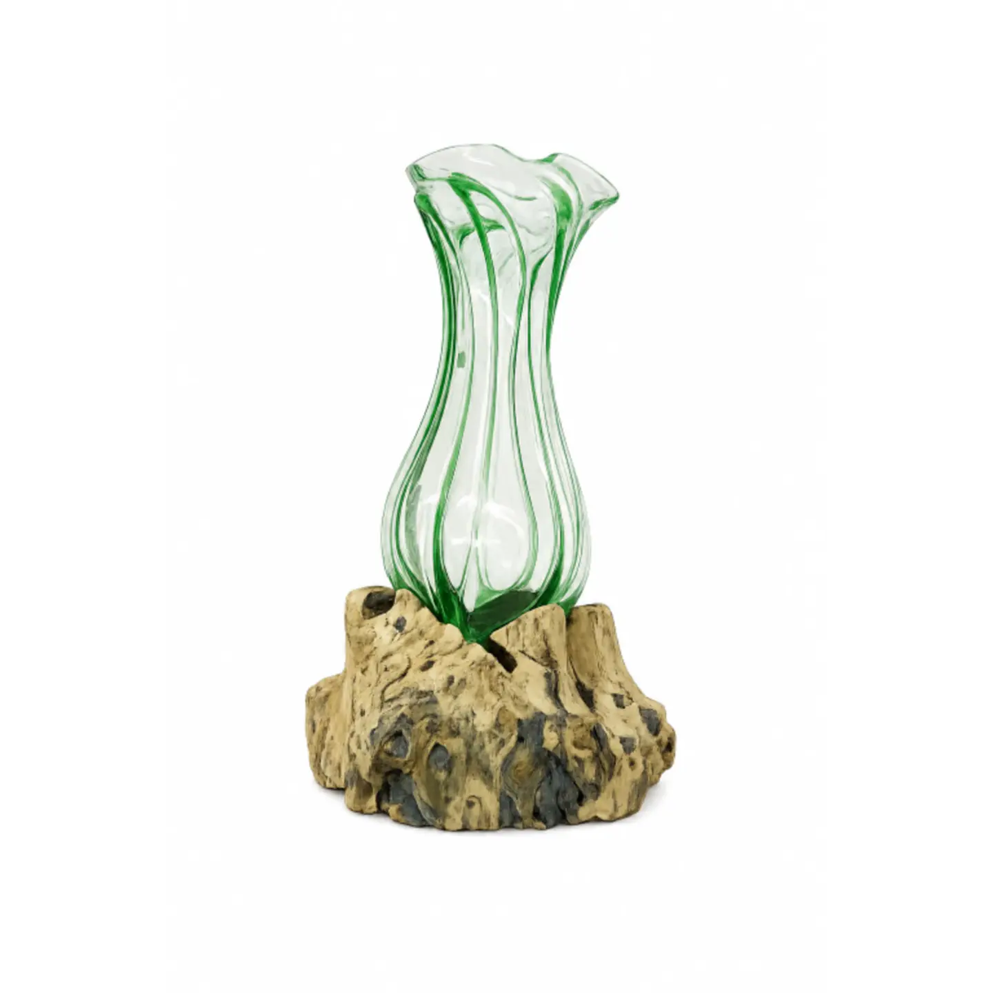 Florero orgánico de vidrio fundido 5