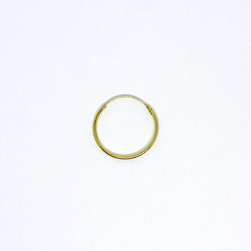 Glatter goldener dünner Ring