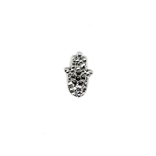 Crafted Hamsa Stud Earring