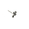 Gothic Cross Stud Earring