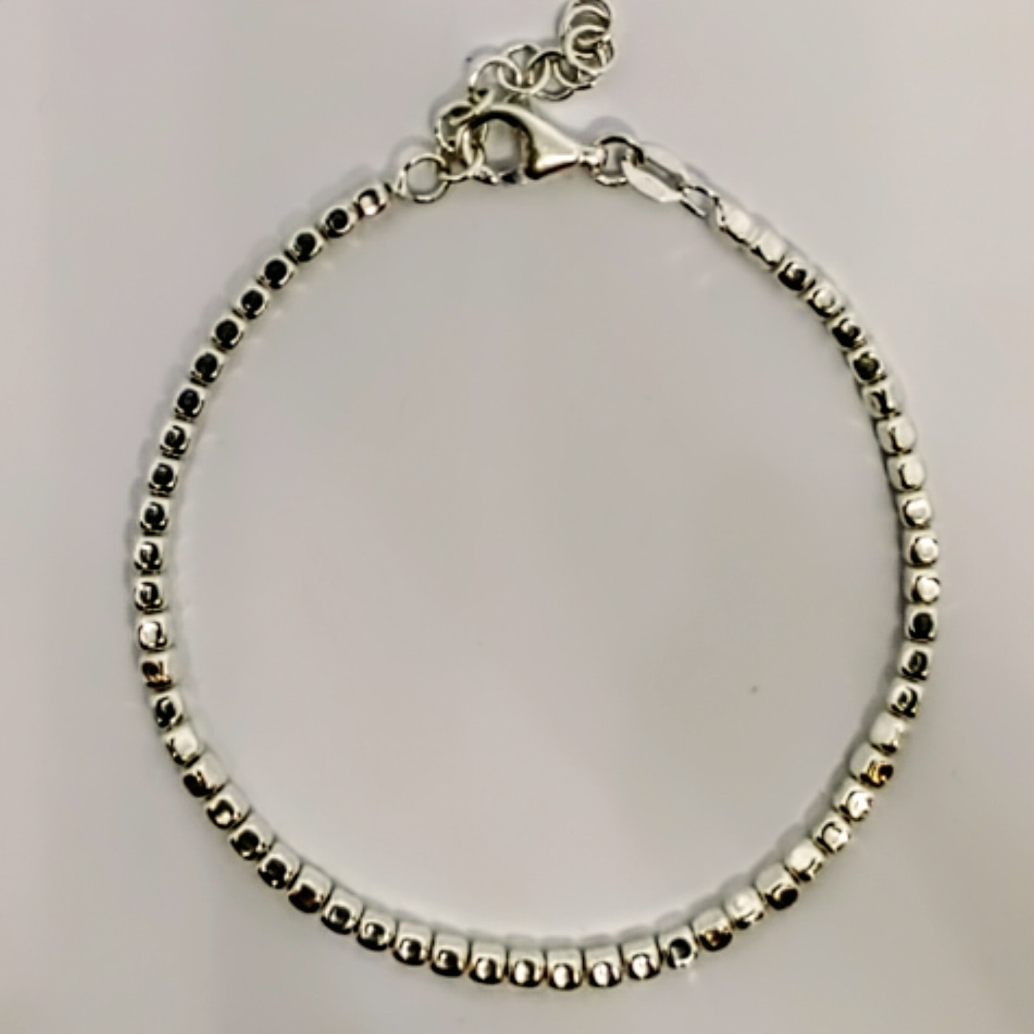 Pulseira de Contas Quadradas 