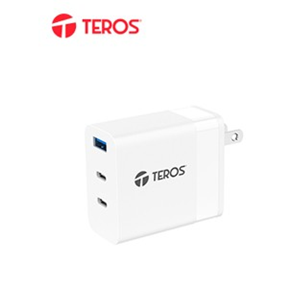 Adaptador de Corriente Teros TE-70207W GaN PD 65W Blanco 1