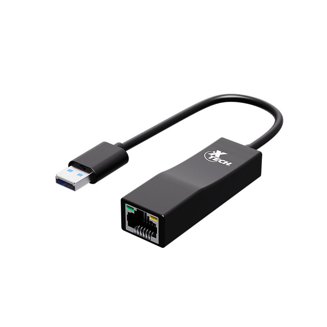 ADAPTADOR XTECH DE RED USB3.0 A RJ45 1GBPS 1