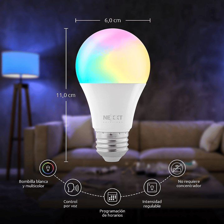 Foco led smart wifi 220v NHB-C120 3PK 2