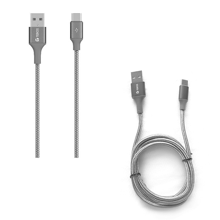 Cable Usb Teros  Tipo A - Tipo C  3A  60W Max 2