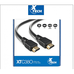 CABLE XTECH HDMI MACHO DE 15.2 M