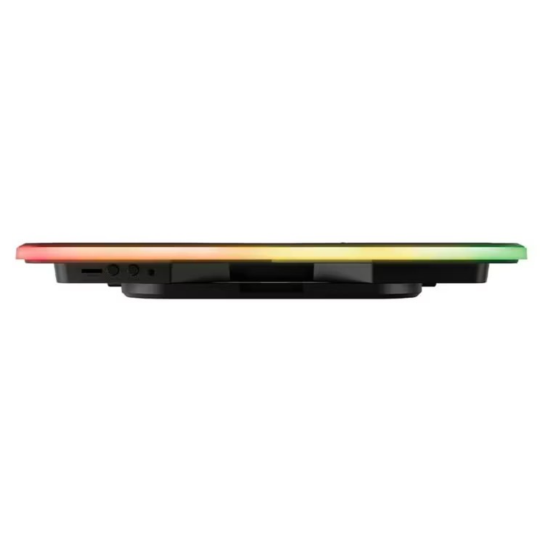 Cooler Laptop Trust GXT 1126 Aura RGB  1 Cooler  4 Niveles  700 RPM  Laptops a 17″ 3