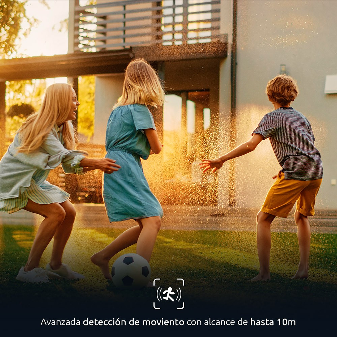 Cámara de seguridad Nexxt NHC-F610 wifi, exterior, 1080P, fija 4