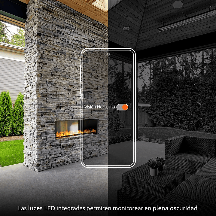 Cámara de seguridad Nexxt NHC-F610 wifi, exterior, 1080P, fija 5